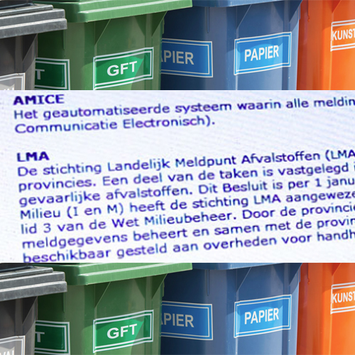 Landelijk Meldpunt Afvalstoffen: Bron van inzicht